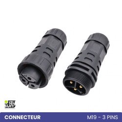 CONNECTEUR T M19 3 PINS