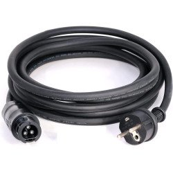 CABLE PLUG AND PLAY DEYE FICHE 2P+T 5M POUR DEYE 2000 DEYE - 1